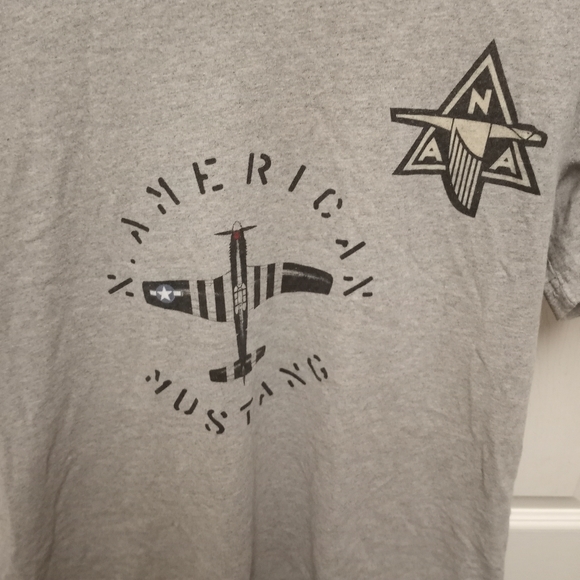 North American p51 mustang made in USA short sleeve t shirt - Picture 3 of 6